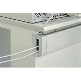 【枚数限定★100円OFFクーポン配布中】ライオン事務器 横配線ダクト ビジネスデスク W1000mm用 EDシリーズ W980×D65×H150mm ライトグレー ED-10HD 678-28【代引不可】