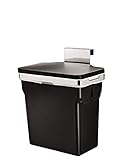 High Quality In-Cabinet Trash Can, Heavy-Duty Steel Frame, 10-L / 2.6-Gal