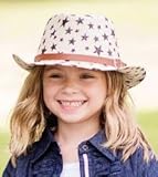 ラッフルバッツ スターカウボーイソフト帽子 女の子 帽子 ベビーハット コットンキャップ 女の子帽子 L(2T-5/52cm)