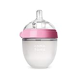 Comotomo Natural Feel Baby Bottle, Pink, 5 Ounces by Comotomo [並行輸入品]