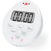 ピンクの指紋認証キッチンタイマー2個セット Amazon｜FCSHFC タイマー キッチン 料理 キッチンタイマー 調整