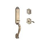 Baldwin DCELIXCURRTAR049 Reserve Double Cylinder Handleset Elizabeth x Curve with Traditional Arch R