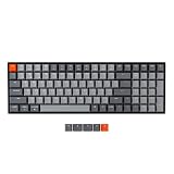 【国内正規品】Keychron K4 Version2 ワイヤレス・ゲーミングメカニカルキーボード 100キー/USレイアウト/White LEDライト/Gateron G Proメカニカルスイッチ/有線無線対応/Mac Windows対応/Nキー・ロールオーバー対応 (Gateron G Proメカニカル青軸)