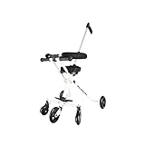 赤ちゃんの子供の三輪車トロリーアルミニウム合金シンプルな軽量折りたたみホワイト - (色 : B)