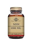 海外直送品MSM, 1000 mg, 120 Tabs by Solgar