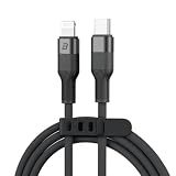 BASETEC シリコン充電ケーブル Type-C to Type-C Light 1.5m 【急速充電対応】 高耐久・やわらか素材 USB-Cケーブル Phone16 15 Android Pad ノートPC対応 充電コード 充電器 (27W, ブラック, 1.5m)