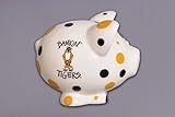 Ceramic Collegiate Piggy Bank Missouri Tigers