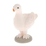 MagiDeal 10個マイクロ風景Doveミニチュア盆栽ドールハウスクラフトDIY装飾2色 規格外 ホワイト STK0153001930
