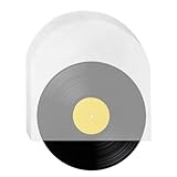 レコード インナー スリーブ 50 枚 - 帯電防止レコード スリーブ、丸底 LP インナー スリーブ |半透明のマットテクスチャーのレコードスリーブ、精巧に作られたアルバム12、10、7インチ用のLPコレクション保護カバー。
