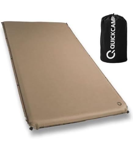 QUICKCAMP 車中泊マット シングル 2枚 グレー QUICKCAMP 車中泊マット 8cm シングル 2枚セット 送料無料
