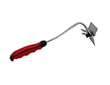 Garden Hand Hoe Cultivator Digger Tri-sided Rotating Head Soil Prep Tool for Planting Weeding Diggin
