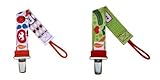 Ulubulu Personalized Pacifier Clip Bundle Fruit Salad and Veggie Patch by Ulubulu [並行輸入品]