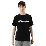 [チャンピオン] Tシャツ 半袖 綿100% 定番 スクリプトロゴプリント ショートスリーブTシャツ C3-P302Z/C3-X353L メンズ ブラック L