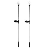 Tricod E2185 Starburst Solar Powered Garden Yard Stake Color Change Light, Medium, 2-Pack [並行輸入品]
