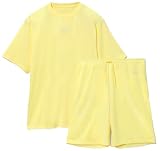 [TENTIAL] BAKUNE Dry Men's [ バクネ ] 上下セット(半袖・ショートパンツ) 一般医療機器 リカバリーウェア イエロー L
