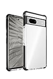 シズカウィル Google Pixel 7a 用 ケース カバー i-Shine アイシャイン ピクセル7a 用 クリアケース 1個入り Black ブラック