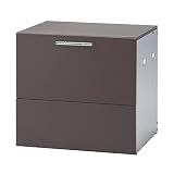 ガルバ製ゴミ保管庫 レギュラータイプ 幅69奥行55cm G31809(サイズはありません ア：ダークブラウン)