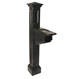 MayneチャールストンPlusメールボックスPost 58in. H x 8.5in. W x 26in. D 5846-B 1
