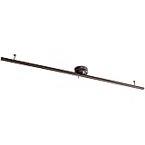 【Amazon限定ブランド】ダクトレール ライティングレール 1.5m 可動範囲146cm ライティングバー スポットライトレール レール照明 ライティングダクト オシャレ 照明 工事不要 間接照明 天井照明 Kalos BR 150