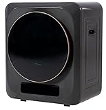 Kennkari 小型乾燥機 3KG 小型衣類乾燥機 卓上 一人暮らし コンパクト 壁掛け金具付き 壁掛け以外工事不要 (3.0KG ノブ操作 (ブラック))