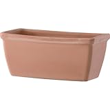 イタリア製テラコッタ鉢 プレーンプランター ホワイトテラコッタ 42cm ／植木鉢