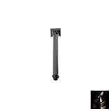 Santec 92870756個人シャワーシステム明るいVictorianブロンズ7 "天井雨ヘッドアームとフランジ( 1 / 2 "接続、W / Deluxe