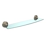 Allied Brass MC-33/24-PEW 24' Beveled Glass Shelf Antique Pewter [並行輸入品]