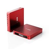 FiiO DM13 多機能ポータブルステレオCDプレーヤー 長寿命バッテリー付き USBリッピング対応 光学/同軸/3.5mm/4.4mm出力 (レッドBluetooth)