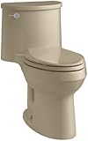 KOHLER K-3946-33 Adair Comfort Height One-Piece Elongated 1.28 GPF Toilet with Aqua Piston Flush Tec