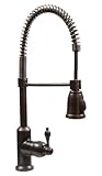 プレミア銅製品k-spd02orb Tru洗面pre-rinse high-arcキッチン蛇口、 ブロンズ K-SPD02ORB 1