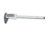 (Aideaz) 高精度 0.1 mm 計測 カーボン デジタル ノギス 150 mm (シルバー)