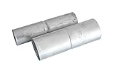 V Gard鉄亜鉛メッキ上部レールスリーブ、レールコネクタ、without Burr、袋詰め 2" SLL2