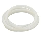 uxcell シリコンチューブ シリコン半透明管水空気ポンプ ホース パイプ 2m長さ 10mm x 14mm