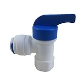Malida Tank Ball Valve 1/4" FPT X 1/4" TUBE for RO Water Reverse Osmosis Filter system [並行輸入品]