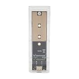 M.2 NVMe SSDエンクロージャー ソリッドステートドライブアダプターエンクロージャー JMS583チップサポート UASPトリム10Gbps 2230 2242 2260 2280 SSD用 Linux用