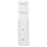 トイレラック(コーナーラック/トイレ収納棚)　幅16cm×高さ90cm　木製　スリム　ホワイト(白)　【完成品】【代引不可】 特配【TS1869】 top1-ds-1314370-ah [簡素パッケージ品]