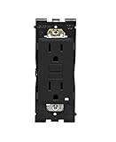 Leviton RGF15-OB Renu Self-Test Tamper-Resistant GFCI Outlet, 15-Amp, Onyx Black [並行輸入品]