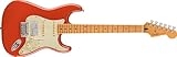 Fender エレキギター Player Plus Stratocaster® HSS, Maple Fingerboard, Fiesta Red ソフトケース付き