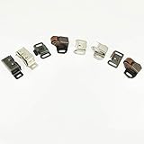 10パックダブルローラーキャッチ棚キャビネットドアラッチハードウェアステンレススチールホームキッチンツール