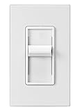 Leviton 6631-lw SureSlide 600 W白熱Slide Dimmer、単極、ホワイト R52-06631-1LW 1