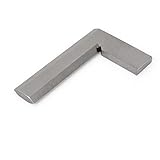 uxcell トリースクエアルーラー　プラスチック製ケース 80mm x 50mm Lデザイン