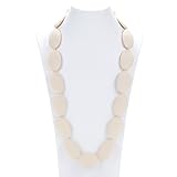 Consider It Maid Silicone Teething Necklace for Mom to Wear - FREE E-BOOK - BPA FREE and FDA Approve
