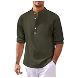 [Shopyruder] tシャツ メンズ 長袖 Vネック ボタン 速乾 トレーナー スポーツtシャツ ゆったり 肌着 上着 おしゃれ トップス スポーツウェ 底入れシャツ ストリート系 オーバーサイズ メンズ tシャツ トレーニング ビックtシャツ(AB-緑,S)