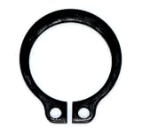 LVINAS（ルビナス）「Φ10」「内径9.3mm」軸Cトメワ10個 国産スナップリング 軸用リング【バネ用鋼材/リン酸塩皮膜処理】硬度「HRC44-53」(Φ10)
