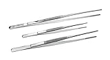 SE TW2-408 3-Piece Tweezer Set with Serrated Tips Lengths: 12” 10” 8” [並行輸入品]