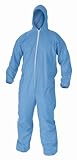Kimberly-Clark KleenGuard A60 Bloodborne Pathogen and Chemical Splash Protection Coverall with Hood,
