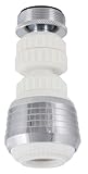 Ldr 550 2185 CPエアレーターオス/メスAdjustable Double Swivel、クロム