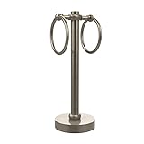 Allied真鍮953t-pew 2-ringゲストタオルホルダー、アンティークピューター