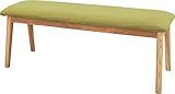 モタ ベンチ [W102 x D33 x H37cm] 天然木（アッシュ）　ウレタン塗装　ポリエステル　コットン