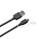 iCharger micro USBコネクタ USBタフケーブル 1.0m ブラック PG-MC10M01BK PG-MC10M01BK